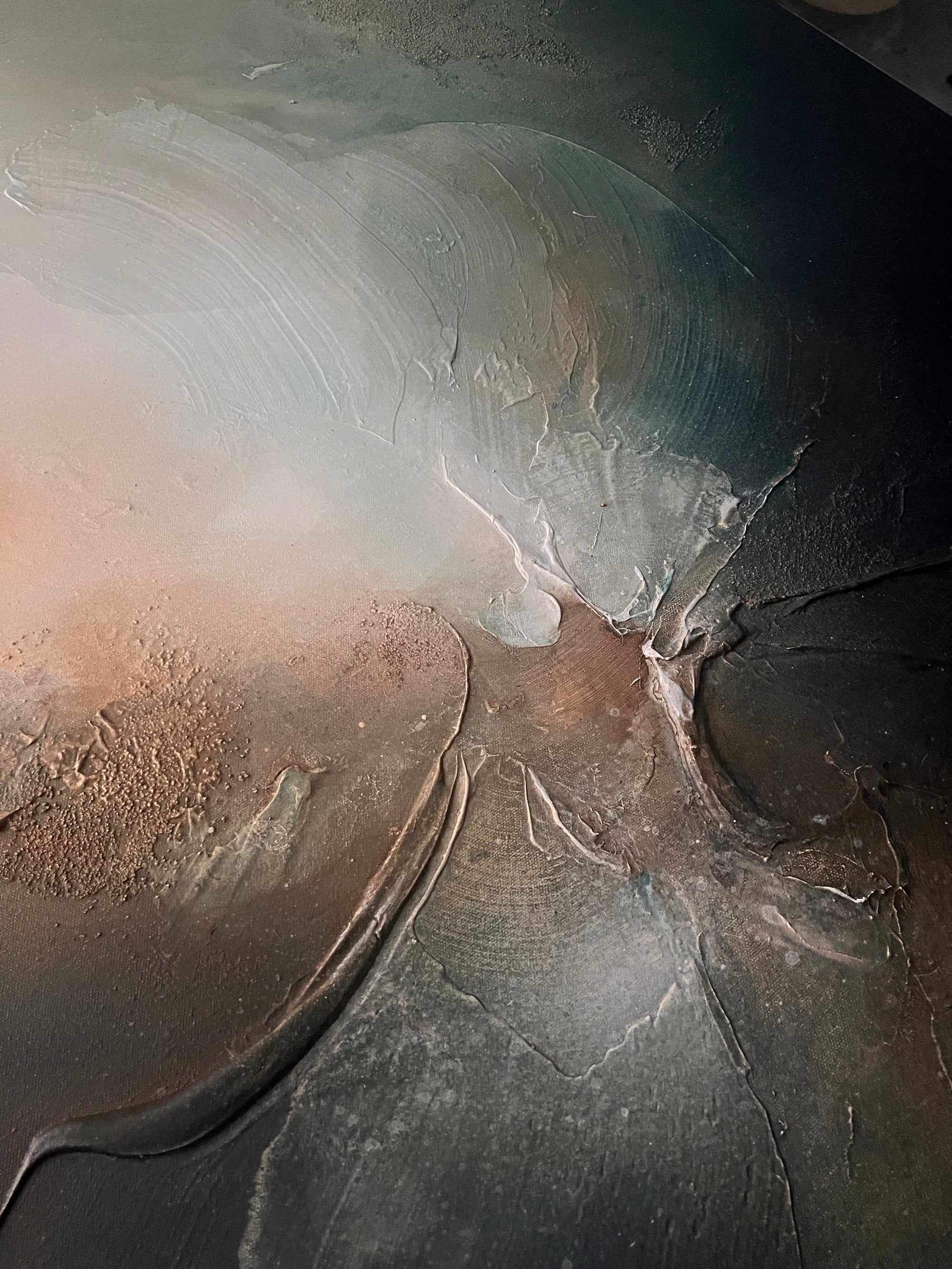 'Don't Stand in Front of Your Own Light' // 120x100cm