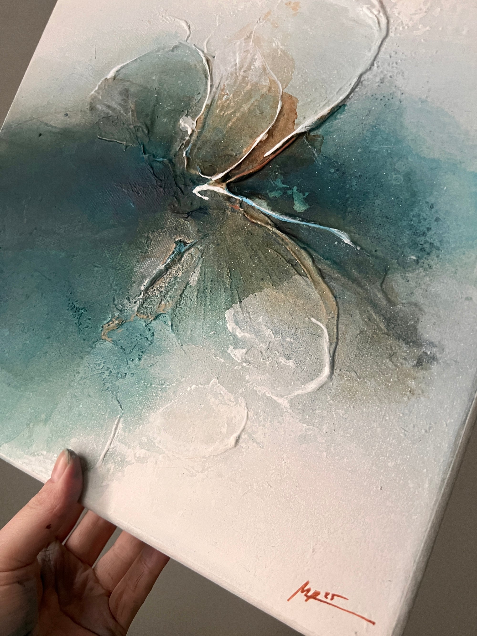 'Sending Love to the Younger Me' // 30x30cm