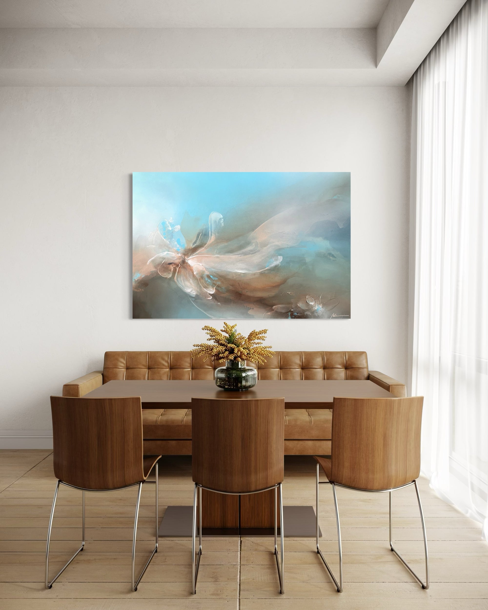 ’Too Bright to Blend In' // 120x180cm