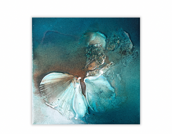 'Blooming Through Wilderness' / 20x20cm