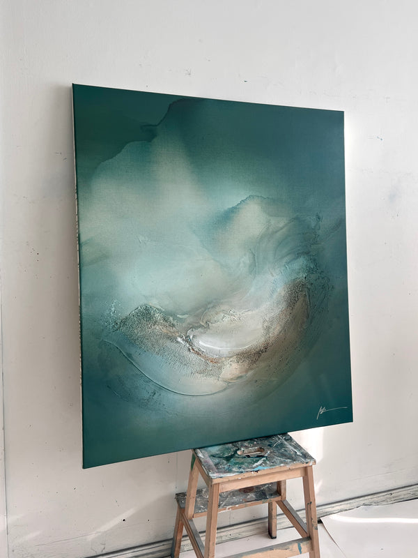 'Floating Through Time' / 120x100cm