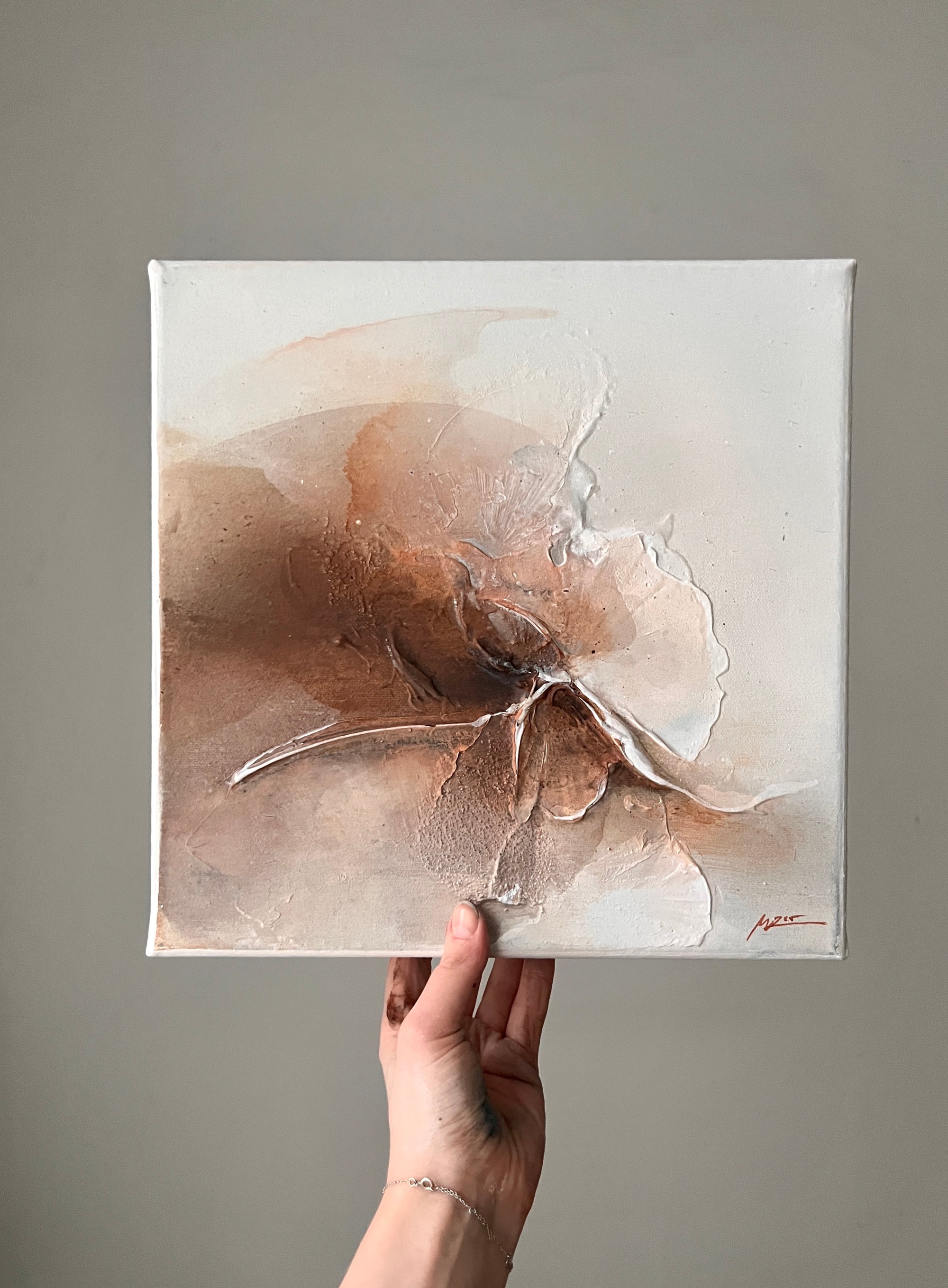 'To Be Soft Is to Be Powerful' // 30x30cm