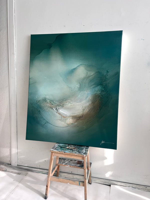 'Floating Through Time' / 120x100cm