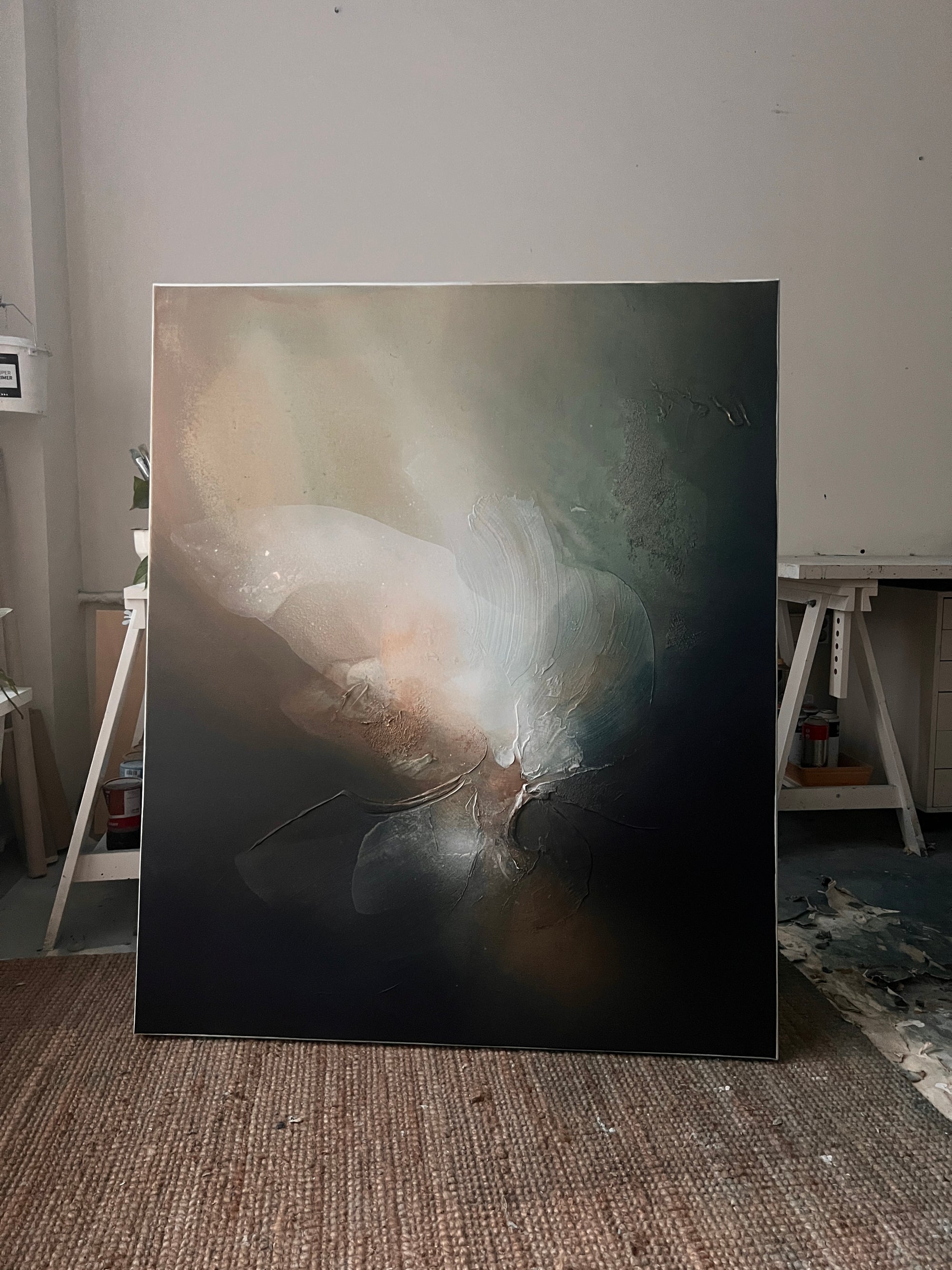 'Don't Stand in Front of Your Own Light' // 120x100cm