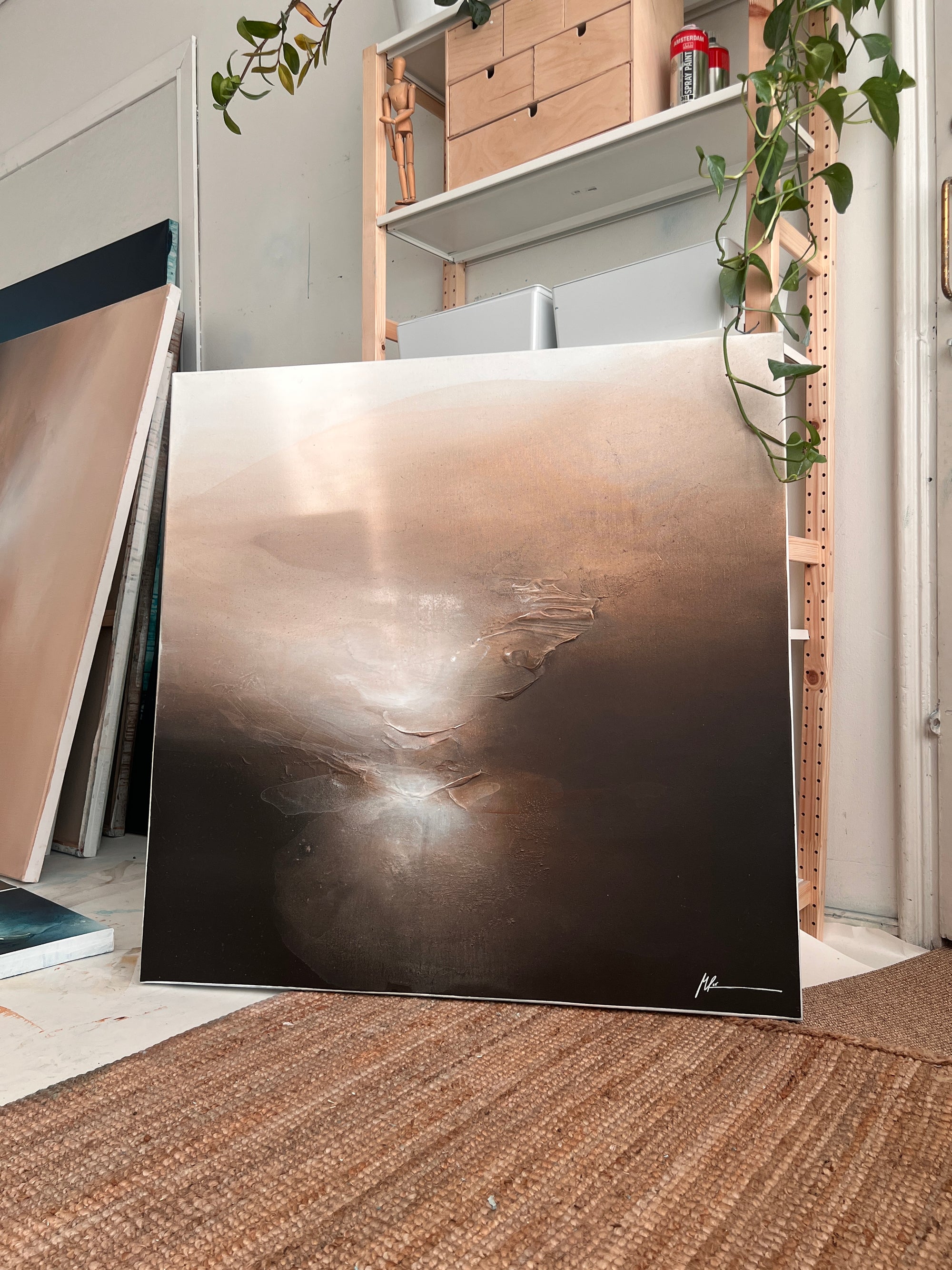 'Blinded By Your Light' // 100x100cm