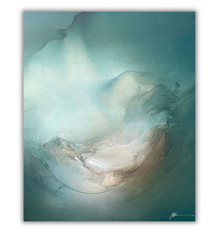 'Floating Through Time' / 120x100cm