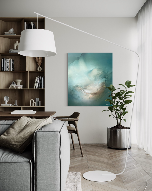 'Floating Through Time' / 120x100cm